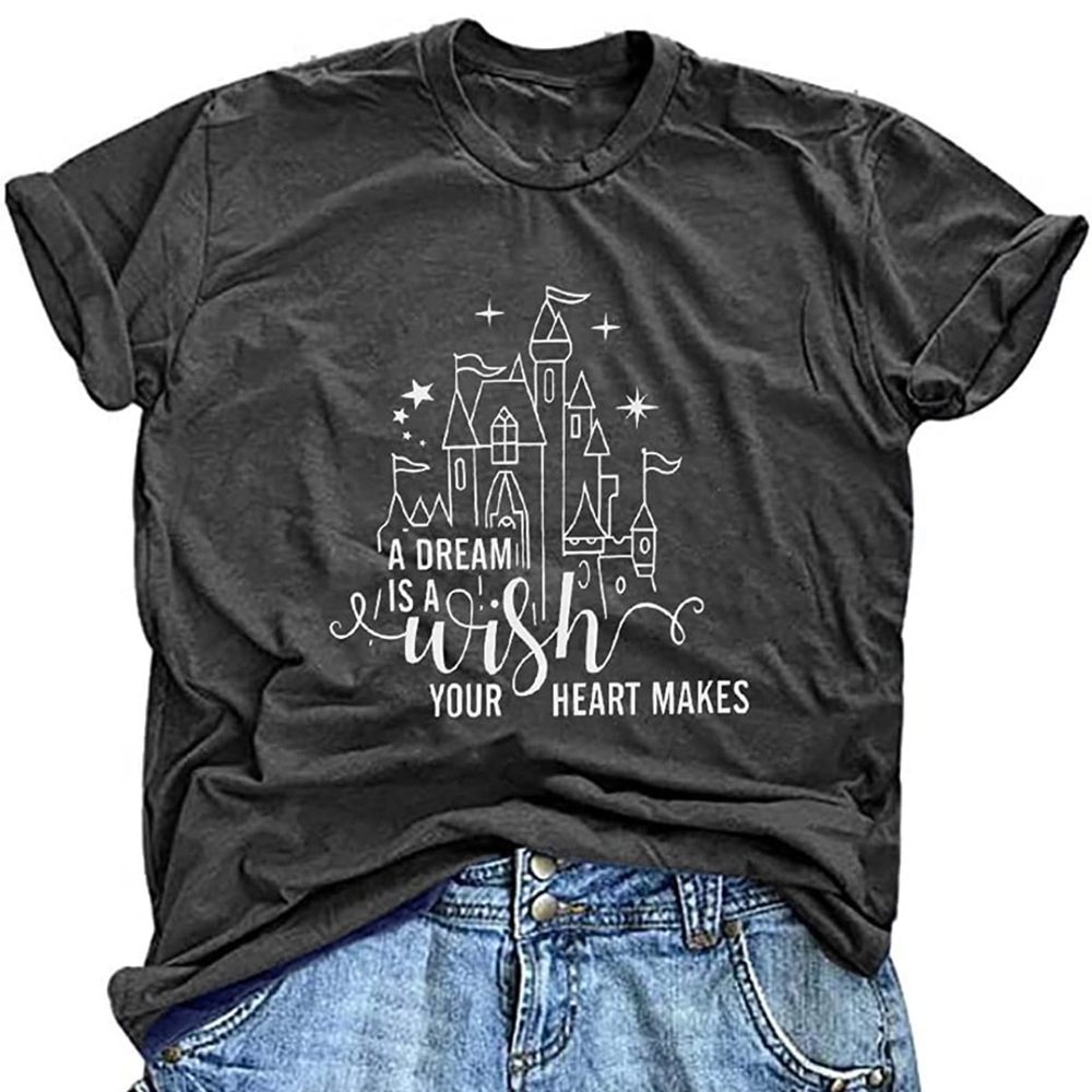 NWOT. A Dream is a Wish Your Heart…T-shirt. Brand:LUKYCILD Size:Small Color:Grey